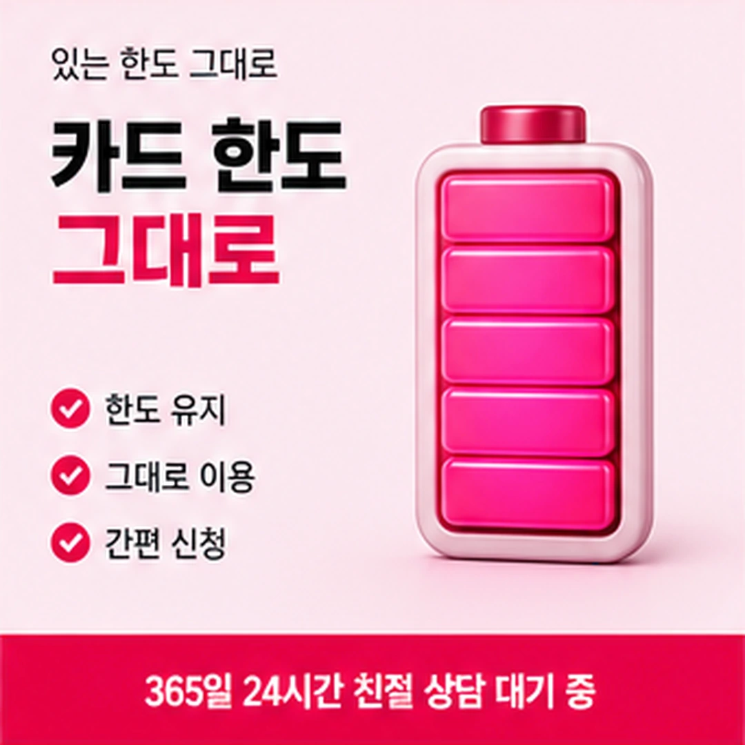 다음머니 신용카드깡 창구 답 가르기 안내 카드 배너